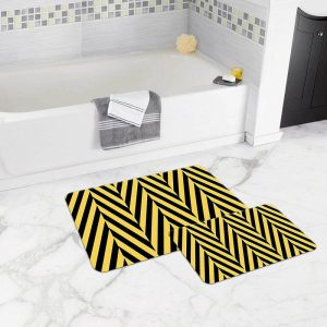 Bath | Antibacterial, Nonslip Bathmat, 1 Piece 50X80Cm + 1 Piece 50X45Cm – Designed And Manufactured In Turkey Bath Bath