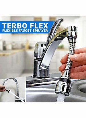 Bath | Turbo Flex Flexible Faucet Sprayer Silver Bath Bath